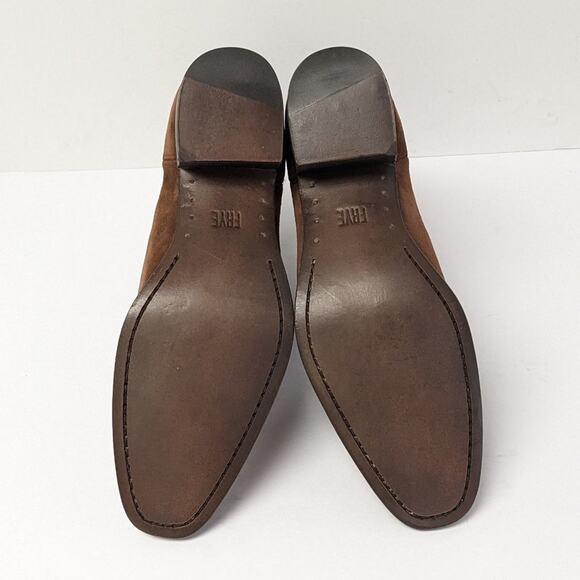 Frye Dara Chelsea Boots, Brown Suede, Women's 8 M - Picture 6 of 7